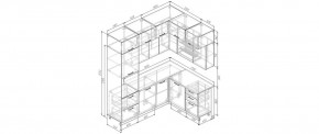 Кухонный гарнитур Старое Дерево 2200*1700 (Стол. 26мм) в Агрызе - agryz.ok-mebel.com | фото 2