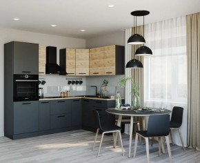Кухонный гарнитур угловой Дели 2400*1600 (Стол. 26мм) в Агрызе - agryz.ok-mebel.com | фото