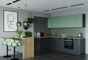 Кухонный гарнитур угловой Изумруд 2600х1600 (Стол. 26мм) в Агрызе - agryz.ok-mebel.com | фото