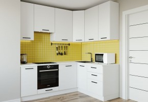 Кухонный гарнитур угловой Жемчуг 2200х1600 (Стол. 38мм) в Агрызе - agryz.ok-mebel.com | фото