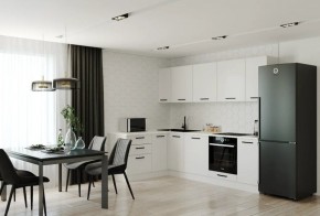 Кухонный гарнитур угловой Жемчуг 2600х1600 (Стол. 38мм) в Агрызе - agryz.ok-mebel.com | фото