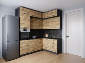 Кухонный гарнитур угловой Крафт 2200*1700 (Стол. 26мм) в Агрызе - agryz.ok-mebel.com | фото