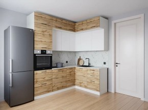 Кухонный гарнитур угловой Лада 2200*1700 (Стол. 38мм) в Агрызе - agryz.ok-mebel.com | фото