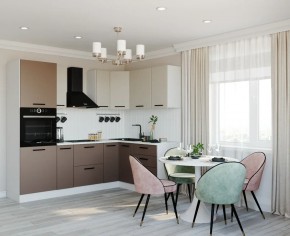 Кухонный гарнитур угловой Латте 2400х1600 (Стол. 26мм) в Агрызе - agryz.ok-mebel.com | фото