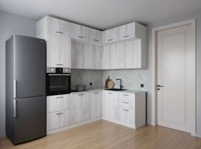 Кухонный гарнитур угловой Пайн 2200*1700 (Стол. 38мм) в Агрызе - agryz.ok-mebel.com | фото