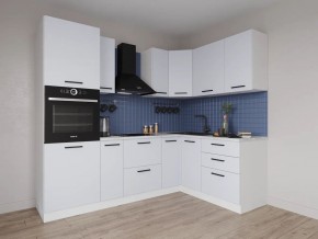 Кухонный гарнитур угловой Смоки 2400*1600 (Стол. 26мм) в Агрызе - agryz.ok-mebel.com | фото