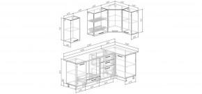 Кухонный гарнитур Умбра 2200*1000 (Стол. 26мм) в Агрызе - agryz.ok-mebel.com | фото 2