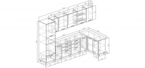 Кухонный гарнитур Умбра 3200*1400 (Стол. 26мм) в Агрызе - agryz.ok-mebel.com | фото 2
