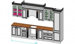 Кухонный гарнитур Верона 3.9 (крем) композиция №2 в Агрызе - agryz.ok-mebel.com | фото 6