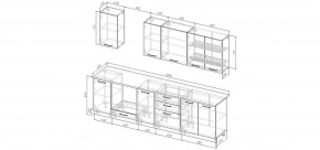 Кухонный гарнитур Виола 2800 (Стол. 38мм) в Агрызе - agryz.ok-mebel.com | фото 2