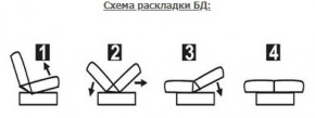 ЛАУРА ЛЮКС Диван Лаура Люкс БД+2подушки в Агрызе - agryz.ok-mebel.com | фото 7
