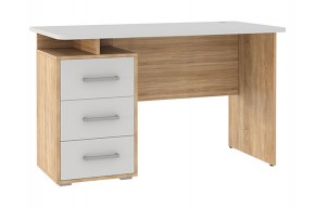 ЛАЙТ 2 Стол компьютерный (1200)  дуб сонома/белый в Агрызе - agryz.ok-mebel.com | фото