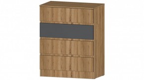 ЛЕНОРА Комод 4 ящика (графит) в Агрызе - agryz.ok-mebel.com | фото