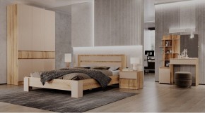 ЛЕНОРА Спальный гарнитур (модульный) кашемир в Агрызе - agryz.ok-mebel.com | фото