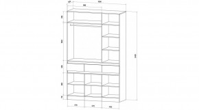 ЛЕНОРА Спальный гарнитур (модульный) кашемир в Агрызе - agryz.ok-mebel.com | фото 9