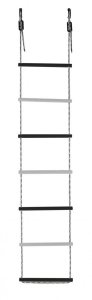 Лестница веревочная 7 перекладин цв.черный, белый D=25  в Агрызе - agryz.ok-mebel.com | фото