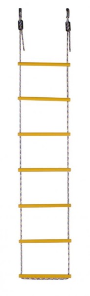 Лестница веревочная 7 перекладин цв.желтый D=25  в Агрызе - agryz.ok-mebel.com | фото 1