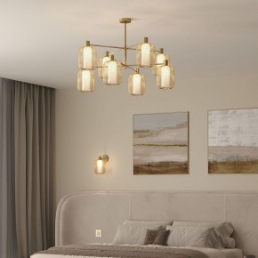 Люстра на штанге Eurosvet Voile 30192/8 золото в Агрызе - agryz.ok-mebel.com | фото 3