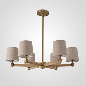 Люстра на штанге Imperiumloft Jorgenson Beige/Light wood STAVRA01 в Агрызе - agryz.ok-mebel.com | фото