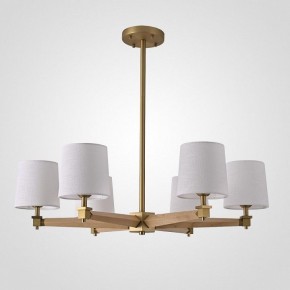 Люстра на штанге Imperiumloft Jorgenson White/Light wood STAVRA01 в Агрызе - agryz.ok-mebel.com | фото