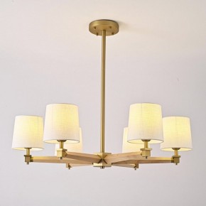 Люстра на штанге Imperiumloft Jorgenson White/Light wood STAVRA01 в Агрызе - agryz.ok-mebel.com | фото 3