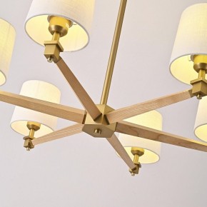 Люстра на штанге Imperiumloft Jorgenson White/Light wood STAVRA01 в Агрызе - agryz.ok-mebel.com | фото 7