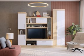 МАКСИ К1 Стенка для гостиной дуб сонома/белое дерево в Агрызе - agryz.ok-mebel.com | фото 5