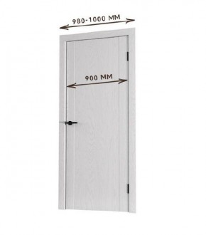Межкомнатная дверь Bolivar Роялвуд белый (комплект) 900 в Агрызе - agryz.ok-mebel.com | фото