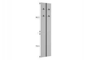 МЕРСИ Прихожая (модульная) графит в Агрызе - agryz.ok-mebel.com | фото 3