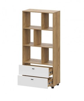 МИЛАН Гостиная (Дуб Золотой/Белый Матовый) модульная в Агрызе - agryz.ok-mebel.com | фото 25