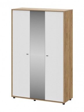 МИЛАН Спальня (Дуб Золотой/Белый матовый) в Агрызе - agryz.ok-mebel.com | фото 39