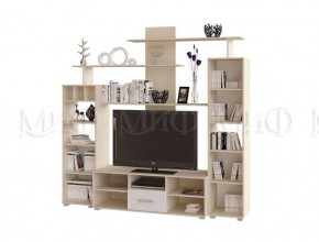 МИНИ-2 Гостиная (МДФ) Белый глянец/Дуб Крафт в Агрызе - agryz.ok-mebel.com | фото 2