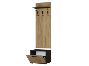 Прихожая Сафари модульная (Венге/Дуб Крафт Золотой) в Агрызе - agryz.ok-mebel.com | фото 5