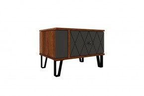 Модульная Спальня Римини (МДФ графит софт) в Агрызе - agryz.ok-mebel.com | фото 5