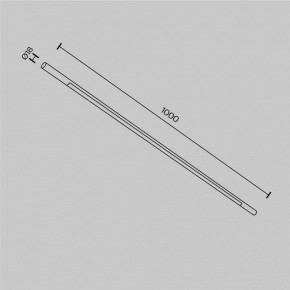 Модульный светильник Maytoni Basis C100CL-L1000-24W3-6K-BS в Агрызе - agryz.ok-mebel.com | фото 6