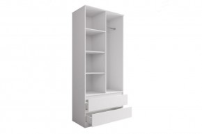 МОРИ МШ 900.2 Шкаф с 2мя дв и 2мя ящ. (белый) в Агрызе - agryz.ok-mebel.com | фото 3