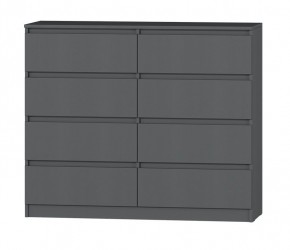 МС "Хилтон" Комод №3 1200 (8 ящ.) графит в Агрызе - agryz.ok-mebel.com | фото 2