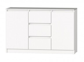 МС "Хилтон" Комод №4 1200 (белый текстурный) в Агрызе - agryz.ok-mebel.com | фото 2