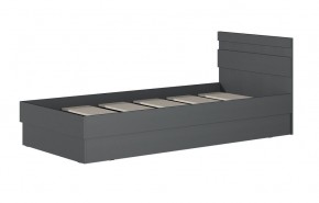 МС "Хилтон" Кровать 0,9 (графит) в Агрызе - agryz.ok-mebel.com | фото 2