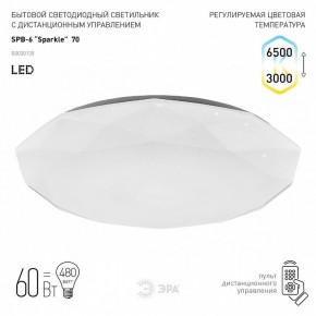 Накладной светильник Эра Классик SPB-6-70-RC Sparkle в Агрызе - agryz.ok-mebel.com | фото 2