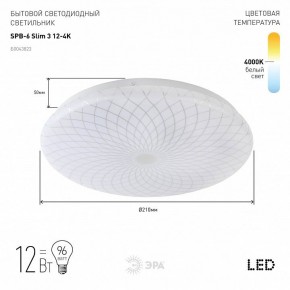 Накладной светильник Эра Slim SPB-6 Slim 3 12-4K в Агрызе - agryz.ok-mebel.com | фото 2