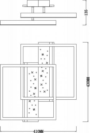 Накладной светильник Escada Stellar 10215/2LED в Агрызе - agryz.ok-mebel.com | фото 6