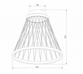 Накладной светильник Eurosvet Cesta 40018/1 LED коричневый в Агрызе - agryz.ok-mebel.com | фото 4