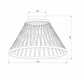 Накладной светильник Eurosvet Cesta 40019/1 LED коричневый в Агрызе - agryz.ok-mebel.com | фото 4