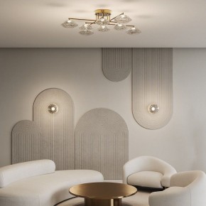 Накладной светильник Eurosvet Ripple 50389/1 LED латунь в Агрызе - agryz.ok-mebel.com | фото 2