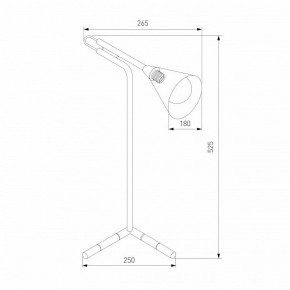 Настольная лампа декоративная Eurosvet Enigma 01186/1 черный в Агрызе - agryz.ok-mebel.com | фото 3