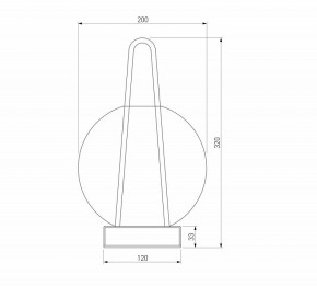 Настольная лампа декоративная Eurosvet Frasco 80507/1 черный в Агрызе - agryz.ok-mebel.com | фото 3