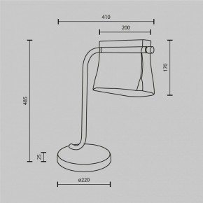 Настольная лампа декоративная Maytoni Cabaret MOD170TL-L8BS3K в Агрызе - agryz.ok-mebel.com | фото 7