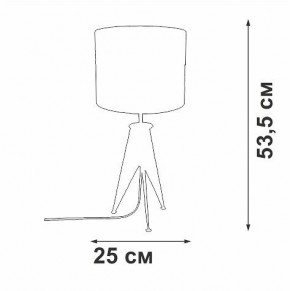 Настольная лампа декоративная Vitaluce V28340 V28340-1/1L в Агрызе - agryz.ok-mebel.com | фото 2