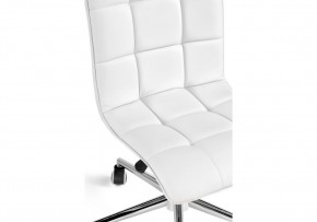 Офисное кресло Квадро экокожа белая / хром в Агрызе - agryz.ok-mebel.com | фото 7